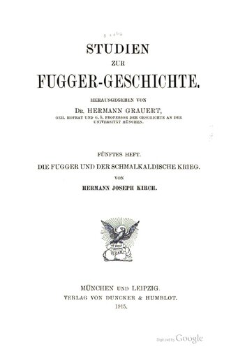 Die Fugger und der Schmalkaldische Krieg