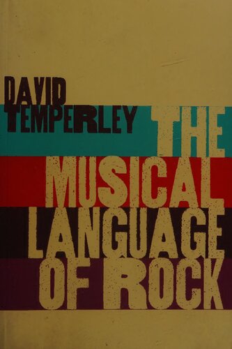 The musical language of rock