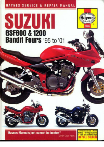 Suzuki GSF 600 & 1200 Bandit Fours Service and Repair Manual: 1995 - 2001 (Haynes Manuals)