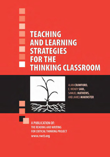 Teaching and Learning Strategies for the Thinking Classroom