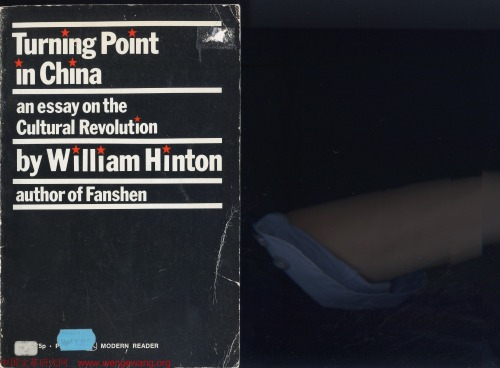Turning Point In China: an essay on the cultural revolution