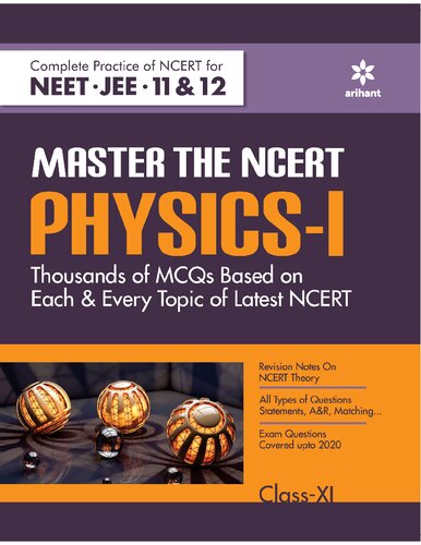 Arihant master the ncert physics class 11