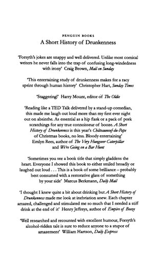 A Short History of Drunkenness