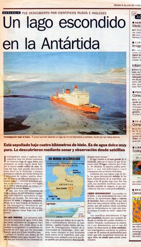 Lo Nuevo en Ciencia, Tecnología y Salud. Artículos publicados en el diario Clarín . Selección desde 1996 a 1997