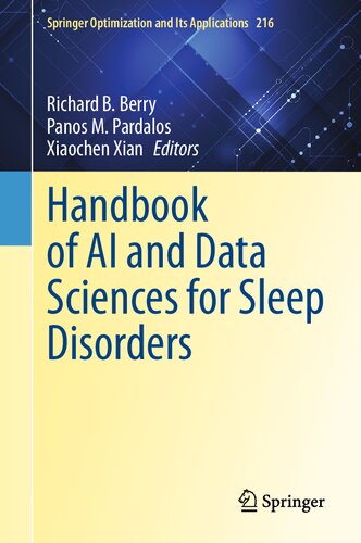 Handbook of AI and Data Sciences for Sleep Disorders