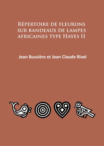 Repertoire de Fleurons Sur Bandeaux de Lampes Africaines Type Hayes II