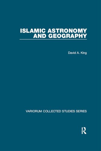 Islamic Astronomy and Geography