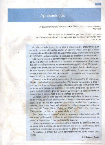 Matemática Contexto e Aplicações