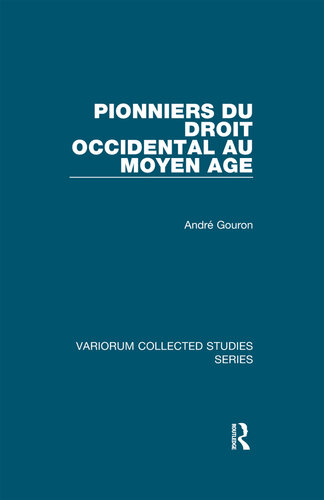 Pionniers du droit occidental au Moyen Âge
