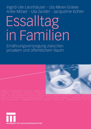 Essalltag in Familien: Ernahrungsversorgung zwischen privatem und offentlichem Raum