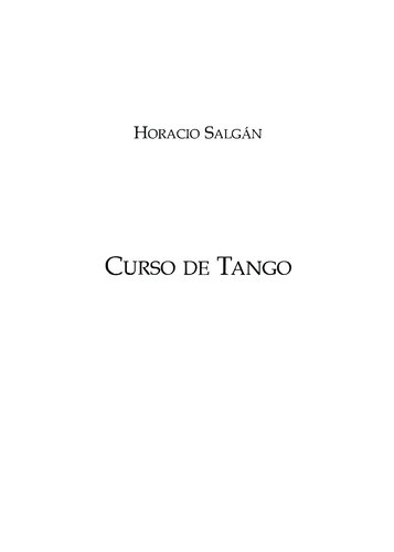 Curso de Tango