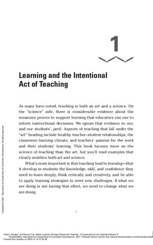 Better Learning Through Structured Teaching: A Framework for the Gradual Release of Responsibility