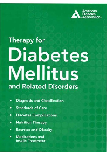 Therapy for Diabetes Mellitus and Related Disorders