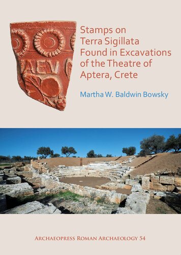 Stamps on Terra Sigillata Found in Excavations of the Theatre of Aptera