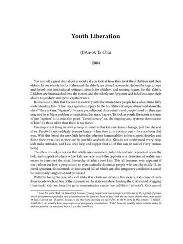 Youth Liberation