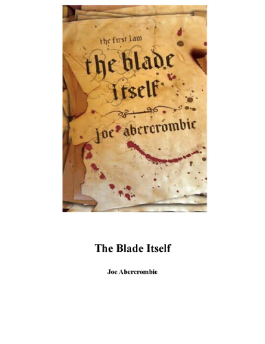 First Law 1 The Blade Itself