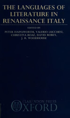 The Languages of Literature in Renaissance Italy