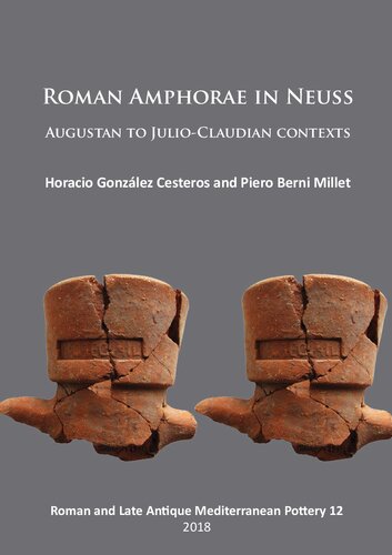 Roman Amphorae in Neuss: Augustan to Julio-Claudian Contexts (Roman and Late Antique Mediterranean Pottery)