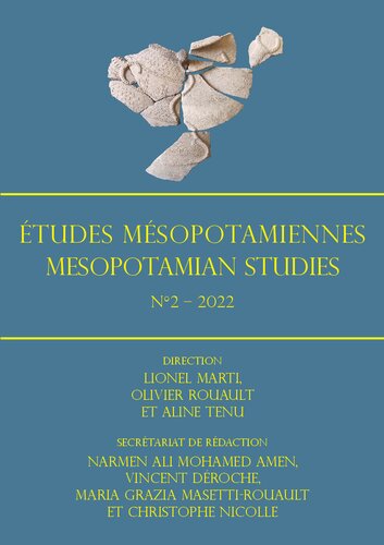 Études Mésopotamiennes – Mesopotamian Studies № 2