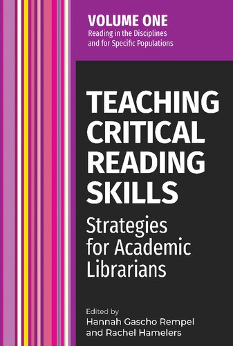 Teaching Critical Reading Skills: Strategies for Academic Librarians