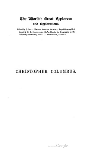 Life of Christopher Columbus
