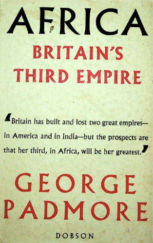Africa: Britain's Third Empire
