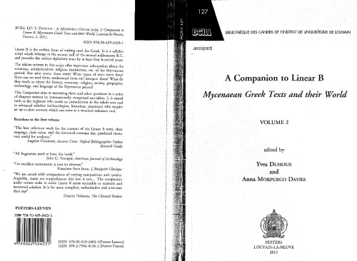 Companion to Linear B