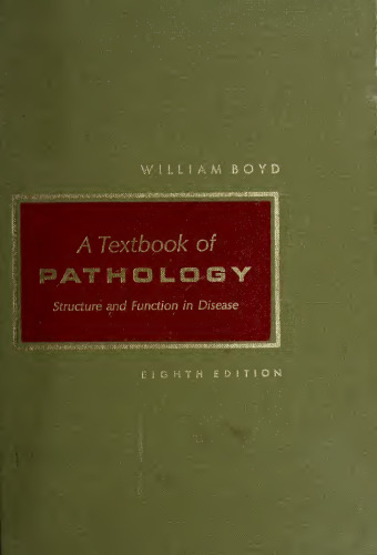 A textbook of pathology structure and function in disease