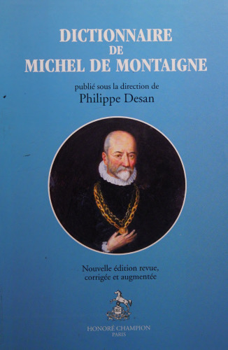 Dictionnaire de Michel de Montaigne
