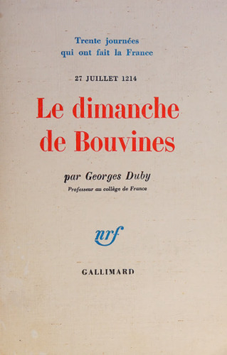 Le dimanche de Bouvines