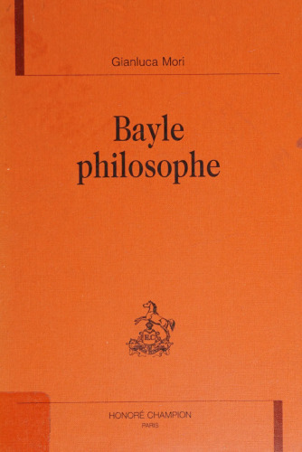 Bayle philosophe
