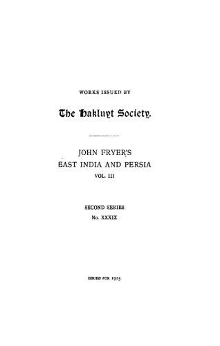 The Journey of William of Rubruck to the Eastern Parts of the World, 1253-55, as Narrated by Himself. With Two Accounts of the Earlier Journey of John of Pian de Caprine