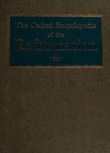 The Oxford Encyclopedia of the Reformation