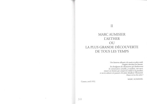 L'aether ou la plus grande découverte de tous les temps