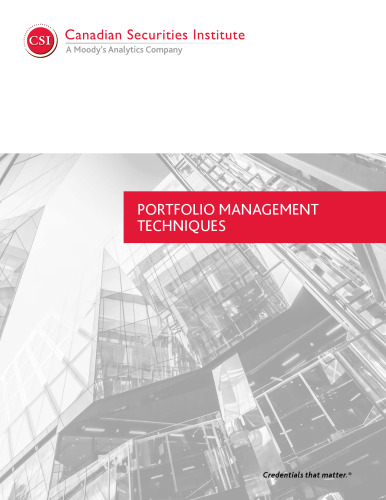 Portfolio Management Techniques (PMT®)