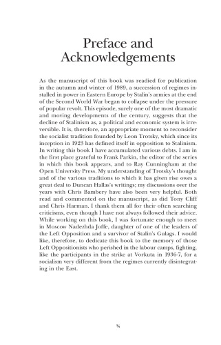 Trotskyism (Concepts in Social Thought)