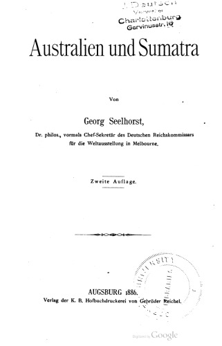 Australien und Sumatra