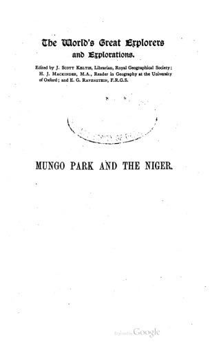 Mungo Park and the Niger