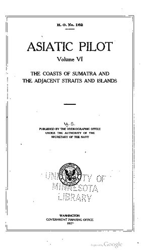 The coasts of Sumatra and the adjacent straits and islands