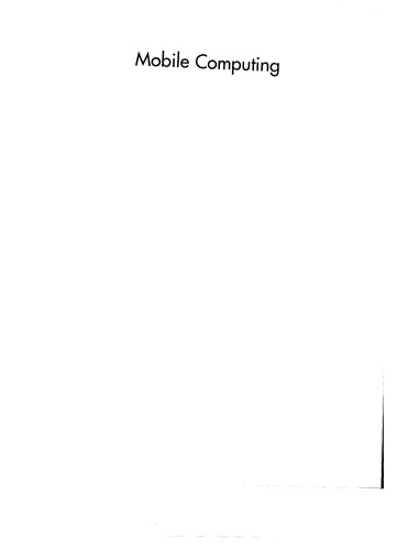 Mobile Computing: Technology, Applications, and Service Creation (McGraw-Hill Communications Engineering)
