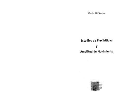 Estudios de Flexibilidad y Amplitud de Movimiento