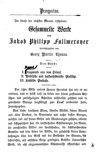 Neue Fragmente aus dem Orient