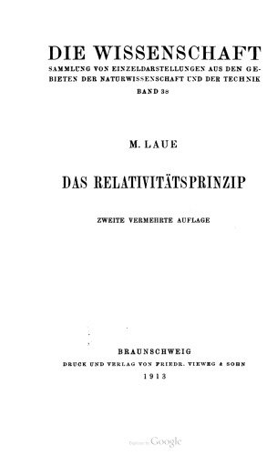 Das Relativitätsprinzip