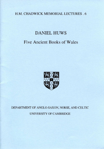 Five Ancient Books of Wales
