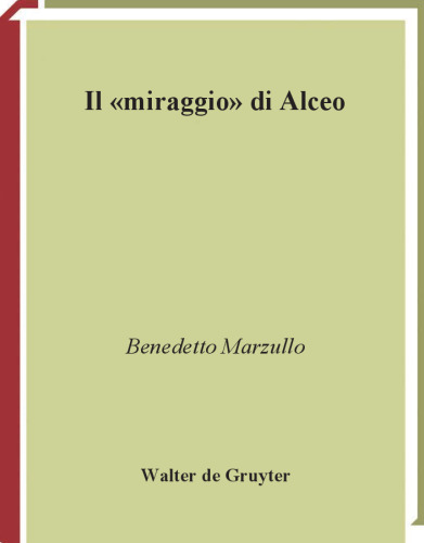 Il  miraggio  di Alceo