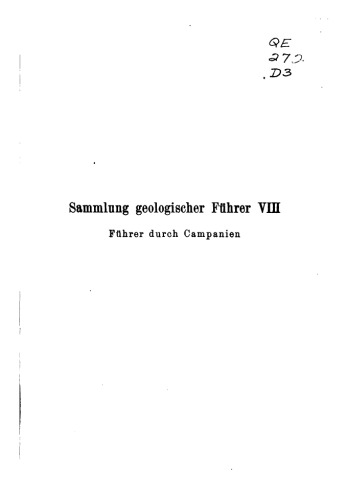 Geologischer Führer durch Campanien