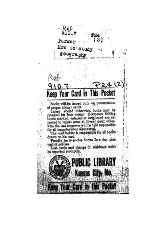 How to study geography