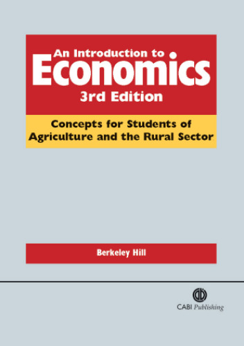 An Introduction to Economics: Concepts for Students of Agriculture and the Rural Sector