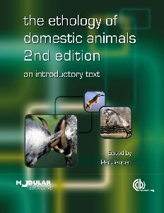 The Ethology of Domestic Animals (Modular Text Series)