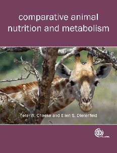 Comparative Animal Nutrition and Metabolism